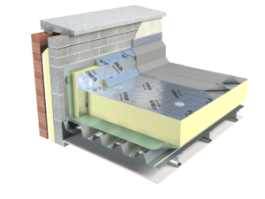 Graphic of Flat Roof FRALU unilin insulation product