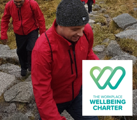 the workplace wellbeing charter image of hike
