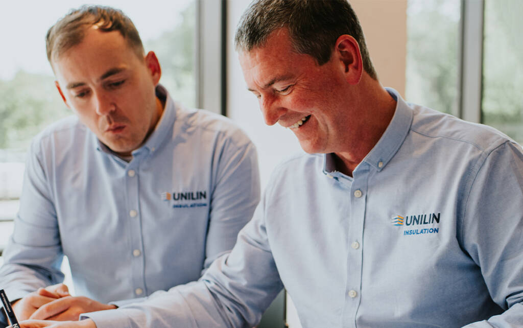 Unilin Insulation Technical Team working together